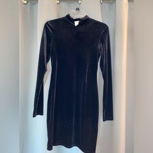 Velvet mini dress
